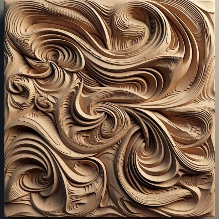 Patterns and decorations (stl parametric 4, PATTERN_2072) 3D models for cnc